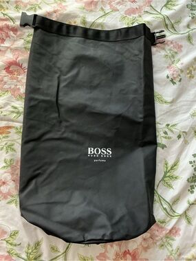 Hugo Boss Black Roll-Top Duffel Bag